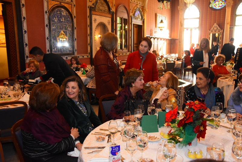 Young Women Christian Association lunch at Villa Linda Sursock